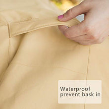rongweiwang Copertura Panca Heavy Duty Patio Esterna Impermeabile Sofa Cover Esterna Impermeabile Couch Coperchio Coperchio Prato mobili - Beige + Coffee