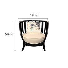 FYMDHB886 Divano Singolo Cafe Porta Carte Singolo Poltrona in Stile Cinese Poltrona per casa Balcone Piccolo Divano per Il Tempo Libero Poltrona per Esterno Poltrona per Studio