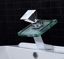 ROTOOY Lavabi Lavabi da appoggio Lavabo a Sfera in Rame Caldo e Freddo Lavabo a LED a Cascata a Foro Singolo Innovativo