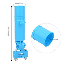Keenso Portaombrelli da Golf, ABS Portaombrelli da Golf Universale Carrello a Spinta Supporto per ombrellone da Golf Staffa di Supporto Carrello per Campo da Golf Fornitura Blu