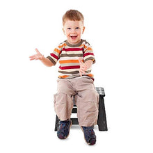 KOLOSM Sgabello Pieghevole da Bagno Sgabello Pieghevole Sgabello Leggero Materiale di qualità Leggero Sgabelli Pieghevoli Antiscivolo per Cucina Bagno Camera da Letto Bambini o Adulti (Color : Black)