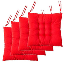 eewopjkj Cuscino del Sedile per Sedia Set di 4 Cuscino per Sedia Imbottito Morbido in Cotone Tatami Edizione Processo del Sedile Pavimento per Ufficio Balcone Giardino Cuscino per Auto Cuscino per s