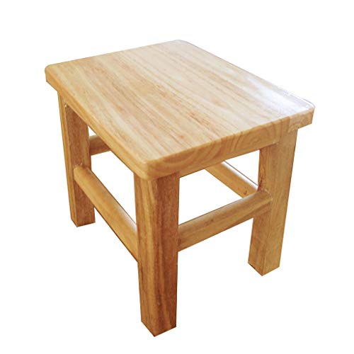 Sgabello da Doccia Oak Moda Sgabello Basso Vasca da Bagno Sgabello for Anziani E Bambini Scarpe Cambio Sgabello Panchina Piccola Sedia (Color : Wood Color, Size : 26 * 20 * 25cm)