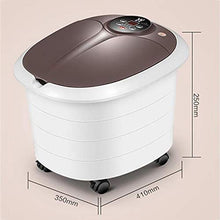 CONGMING-Foot tub Pediluvio Massaggiatore, Vasca per pediluvio Pediluvio Automatico Riscaldamento Pediluvio Barilotto a Temperatura costante Lavaggio a Pedale Pediluvio Elettrico