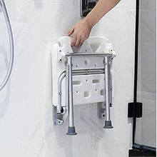 TANGIST Sedile da doccia pieghevole Sedile da doccia Pieghevole, Sedile a muro Sgabello da bagno Sgabello da bagno Seggiolino da doccia Sedia per seduta, Sedile di sicurezza antiscivolo con piedi Prev