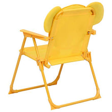 GOTOTOP Set da Bistrot per Bambini da Esterni con Ombrellone Set di Mobili da Giardino per Bambini Giallo 1 Tavolo 2 Sedie 1 Ombrellone