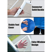 ZDYLM-Y Tenda da Festa per Gazebo per Posto Auto Coperto Resistente all'Acqua con Lati della Finestra, Tenda da Esterno Antivento e Antipioggia,6x3m