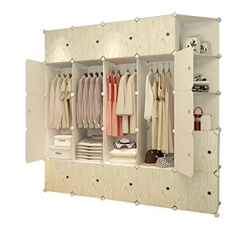 Locker 22-Porte Armadio 4 Hanging Archivi Rimovibili di Plastica 10-Gitter Angolo Scaffali Abbigliamento Home Camera 183X47X183CM MUMUJIN
