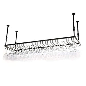 Rack Bicchiere da vino, supporto di vetro di vino Scaffale, cremagliera di vetro di vino, cremagliera di vetro champagne, vetro Rack Wine Rack, Rack calice di vetro, vetro Wine Rack ( Size : 120cm )