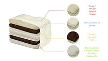 Futon Cocco con 1 Strato di Lattice, 150x200x17 cm.