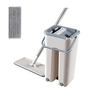 SSAYY Spray Mop Mop per La Pulizia Magica Mop in Microfibra per Pulizia A Mano Libera con Secchio Mop per Spremitura A Spruzzo Strumenti per La Pulizia del Pavimento della Cucina di Casa