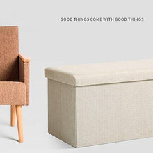 WHHK Sgabello Rettangolare Sgabello Sgabello Poggiapiedi può sedersi Sofa per Adulti Sgabello Soggetti per Uso Domestico Sedia da stoccaggio Sedia Pieghevole Scatola di immagazzinaggio