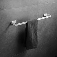 Beelee 40cm Acciaio Inox Porta Asciugamani da Parete Appendi Asciugamani per Bagno, Pittura Bianca, BA19301C-40