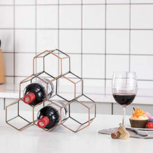 jiji Portabottiglie per Vino Vino Wine Rack Bagagli Holder 6 Bottle Holder Wine Rack Stand del risparmiatore dello Spazio Protector controsoffitto Libero Basamento del Vino Rack Scaffale per Vino