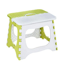 AWJ03 - Sgabello pieghevole per bagno, sgabello da bagno, colore: Verde