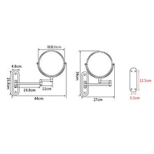 specchio trucco,specchio trucco,Specchio per il trucco in metallo da bagno con ingrandimento 10 volte da 8 pollici, specchio per trucco pieghevole e bellezza bifacciale