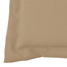 FAMIROSA Cuscino per Panca da Giardino Beige 100x50x3 cm