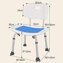 Sgabello da bagno antiscivolo per donna incinta Sgabello da bagno regolabile in altezza Sgabello per vasca da bagno e doccia Sedile di sicurezza per anziani-Sedile per doccia
