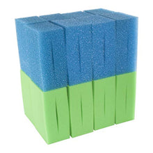 Generico-Oase Biotec Screenmatic 18 & 36 Ricambio Stagno Blu Grossa e Verde Fine Spugna Filtro(Confezione da 16)