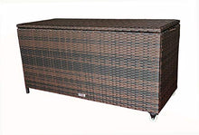 MK Outdoor Rattan Box da giardino XXL impermeabile in rattan rattan con ruote (pioggia non puro)