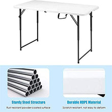 Tavolo da Picnic all'aperto Tavolo da Campeggio Pieghevole all'aperto, Altezza Regolabile Tavolo da Picnic Portatile per casa, Patio, Giardino, Spiaggia BBQ Party Table (Color : A)