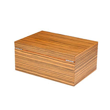 ZLMMY Grande capacità Humidor Cigar Box Legno di Cedro portasigari Giallo Accessori Cigar Humidor con umidificatore igrometro