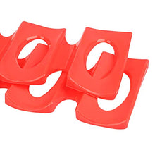 BUYGOO 2pz Portabottiglie Frigorifero Silicone - Portabottiglie Vino Lattine, Base per Bottiglie, Silicone Portabottiglie Universale per Frigorifero, Ogni per 15 Bottiglie o Lattine