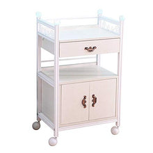 YIN YIN Carrello per Ripiani Carrello con Ripiani, portapiatti ad Alta densità con cassetti, Carrello for Salone di Bellezza for salotti Semplice e Resistente, 2 Colori, 50X30X83.5CM Carrello a rulli