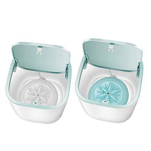 MERIGLARE 2X Rondelle Portatili per Lavatrice 18W Spazzole per Trucco USB Calze da Viaggio