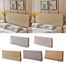 Copertura Protettiva Elastica per Testata Testiera Letto 5 Colori per La Selezione - Grigio Chiaro, 180 cm