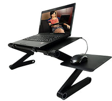 AMBIOPH- Scrivania Tavolino Pieghevole Porta Computer Laptop da Letto Supporto Pc Portatile Per Letto e Divano