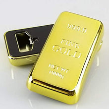 Dynamovolition Novità Portabottiglie in oro personalizzato Porta-magnete Portabottiglie in metallo lucido placcato in oro lucido