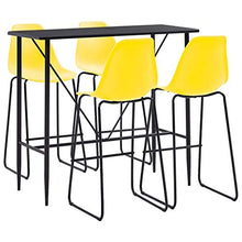 Set da Bar 5 pz in Plastica Giallo