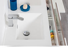 Bagno Italia Mobile arredo bagno Energy 120 cm fascia centrale doppio lavabo con specchio disponibile in 3 colori I