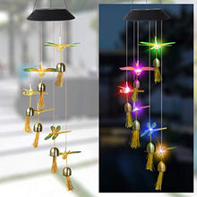 Lewpox Solarleuchten Windspiele, 7 farbwechselnde Windspiele,Hängeleuchte Deko für Terrasse/Garten Party/Baum,Geburtstag Weihnachts Geschenk für Mama