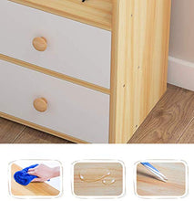 Comodino Semplice con cassetti, Comodino Moderno Comodino tavolino con Gambe Lunghe assemblare Armadio di stoccaggio - Comodino Camera da Letto J