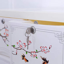 ZYJ Combinazione Armadio, in plastica Stile Cinese Plum Blossom Cassetto Armadio per Bambini Armadio Guardaroba,4layers