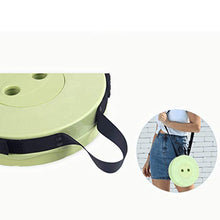 FAPROL Sgabello A Gradino Portatile Bagno per Adulti Mini Sgabelli Telescopici A Gradino Che Reggono Senza Sforzo Fino A 150 kg Design della Maniglia Blue