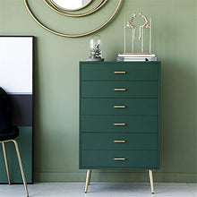 Allibuy Cassettiera 6 cassetti Night Stand Armadio Ufficio Vestiti Cosmetici Bagagli Petto organizzatore Legno comò con cassetti unità Camera Camera Petto per Corridoio Soggiorno