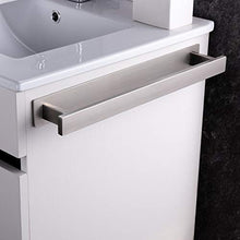 YIGII - Porta asciugamani da bagno, 40 cm, autoadesivo, senza fori, in acciaio INOX spazzolato