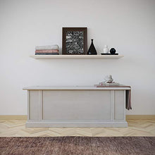 Homemania 1008_PF Cassapanca Alma, Bianco in Legno, 120 x 35 x 45 cm