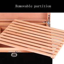 Cigar Humidor, Portatile Cigar Humidor di Legno Solido Legno di Cedro Portasigari può Contenere Circa 50 (340 * 270 * 110Mm)