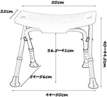 Sgabello da Bagno Pieghevole per Sedile Doccia, Sedia da Doccia con Tappetino Antiscivolo Sgabello da Doccia in Acciaio Inossidabile 0107