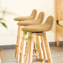 LXYPLM Sgabello Sedie Bar Barstools Sgabelli da Pranzo girevoli da Colazione in Ecopelle girevoli da Cucina, bancone Bar in Legno massello for Il Tempo Libero Arredo Bar Cucina