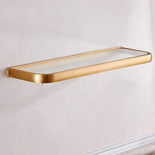 Cxcdxd Porta Asciugamani Mensola da Bagno Accessori da Bagno retrò Ottone Massiccio Ottone Antico Porta Asciugamani in Vetro Rifinito Porta Asciugamani Porta Asciugamani