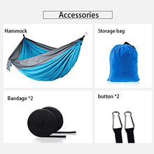 Amaca Leggera Da Esterno Portatile Leggera Paracadute Doppio Multifunzionale Campeggio Zaino Da Viaggio Spiaggia Giardino Giardino 37