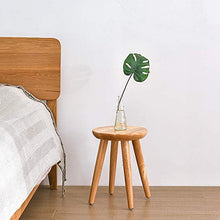 Rotonda Ottomano Multifunzione Solid Cambio di Legno Scarpe Bench Sofa Tea Table Sedia Poggiapiedi Sgabelli da Bar, con Gamba, per La Cucina da Pranzo Soggiorno Casa Garden Party,B