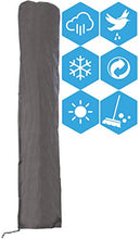 ATLANTIS Outdoor Copertura Protettiva per Ombrellone a Braccio Laterale (Fino a 350 cm) | Grigio | Certificato TÜV Rheinland | Impermeabile | Resistente