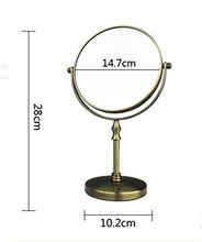 JXXDDQ Dressing Specchio di Trucco Desktop Mirror Specchio di Bellezza Doppio Specchio Specchio Portatile Retro Zoom Specchio Europea