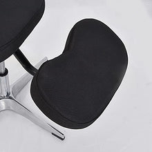 LIUXU Sedia da Studio, Design ergonomico Regolabile in Altezza, Piedini in Lega di Alluminio + Schienale in Legno + Imbottitura in Schiuma può ruotare di 360 °, utilizzata per Studio e Ufficio